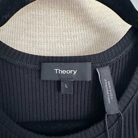 Theory black tank, size large - Picture 4 of 8